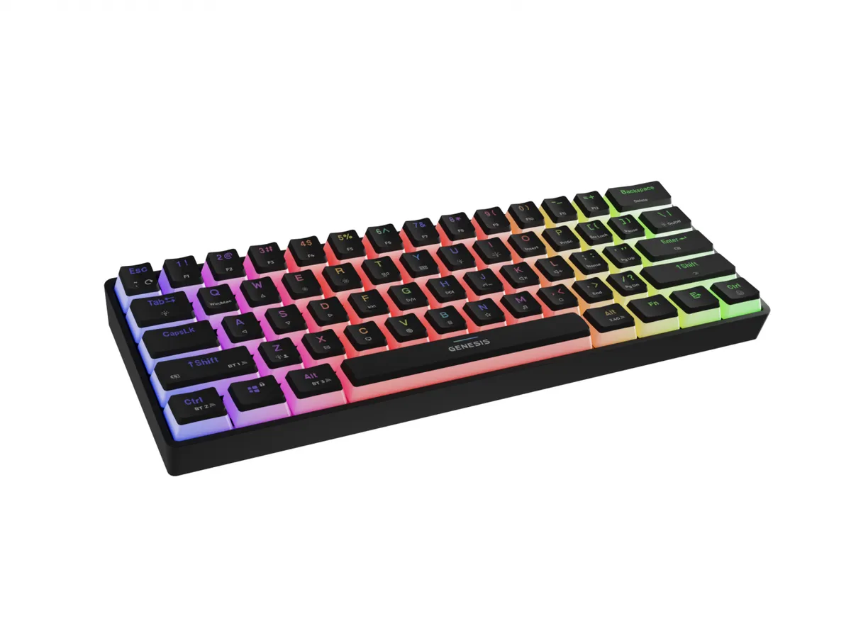 Tastatura mecanică Genesis Thor 660 G2 neagră cu switch-uri verzi