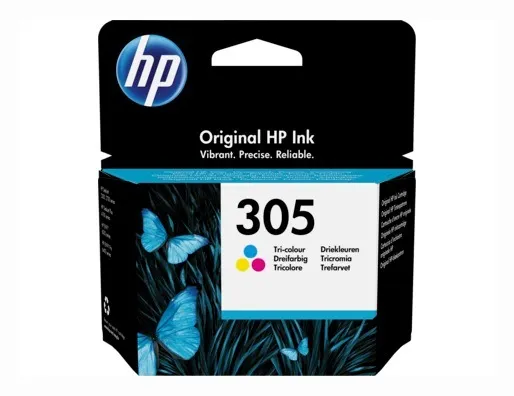 Cartus cerneala original HP 305 Color pentru imprimante DeskJet