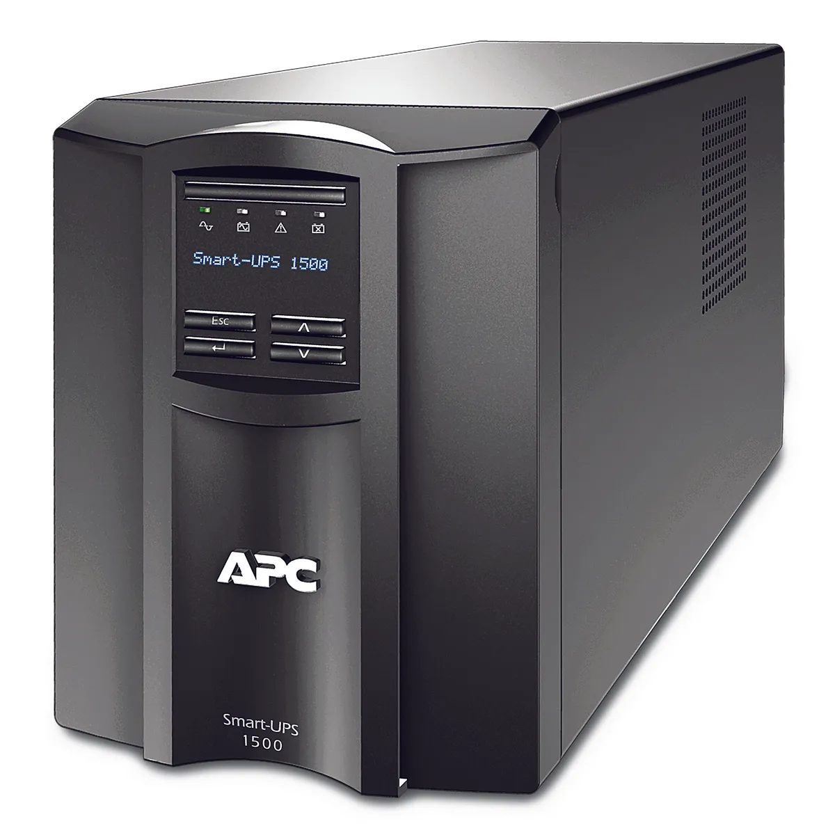 UPS APC Smart-UPS SMT 1500VA mini tower cu 8 prize IEC și ecran LCD