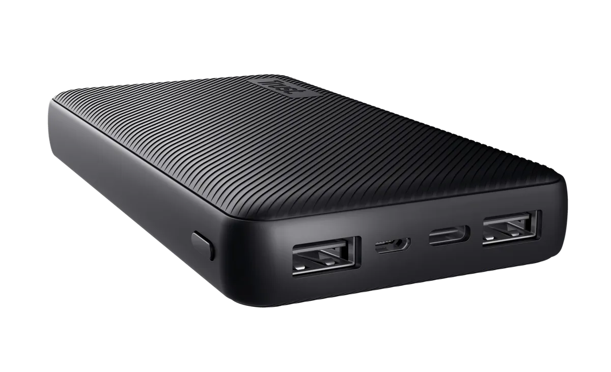Baterie externă Trust Primo 15000 mAh negru cu indicator LED