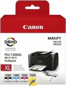 Cartușe Canon PGI-1500XL set CMYK original pentru Maxify