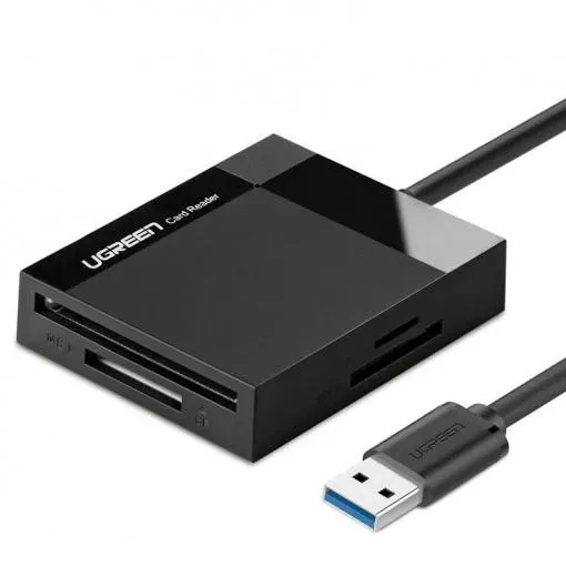 Cititor carduri extern Ugreen CR125 gri cu interfață USB 3.0