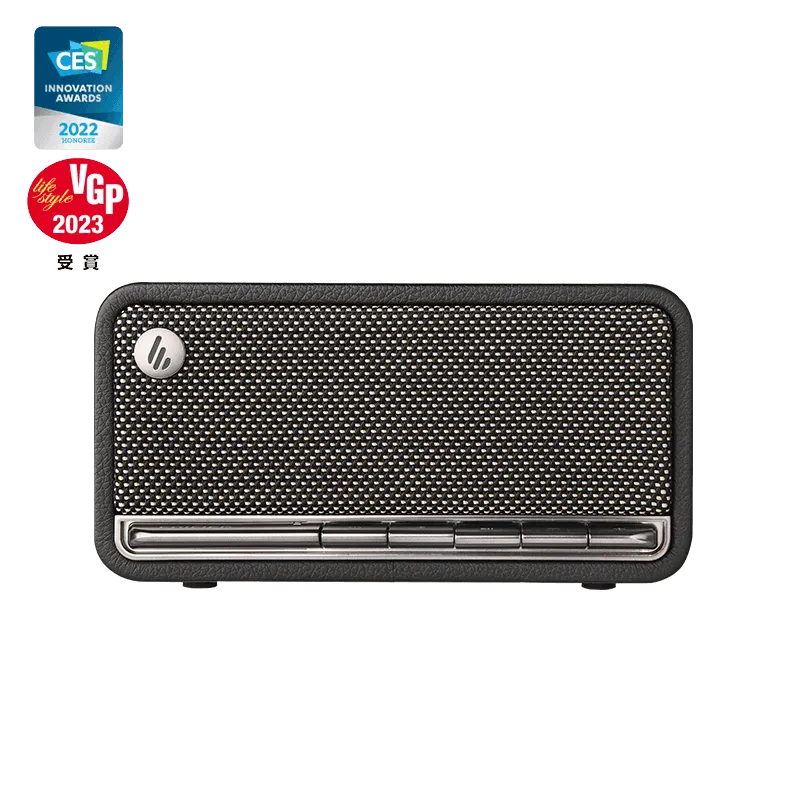 Boxă Bluetooth portabilă Edifier MP230 cu design retro vintage negru