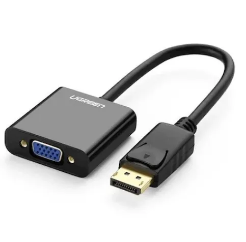 Cablu adaptor Ugreen DP109 DisplayPort la VGA negru 0.25m