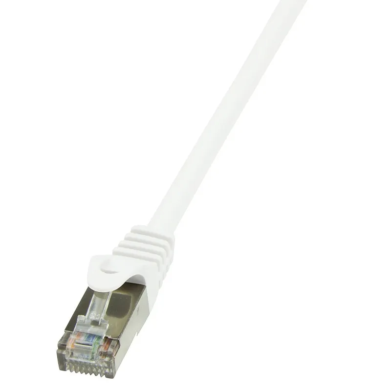 Patch cord FTP Cat6 Logilink 0,25 m alb ecranat