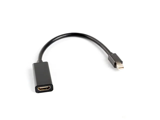 Cablu adaptor Lanberg Mini NG negru cu conectare sigură