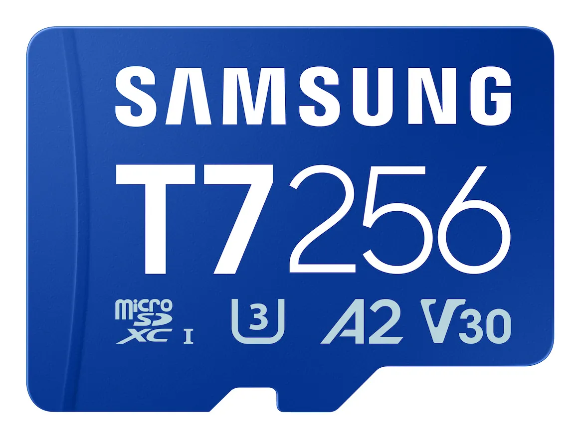 Card microSD Samsung T7 256GB - memorie portabilă pentru smartphone și tabletă