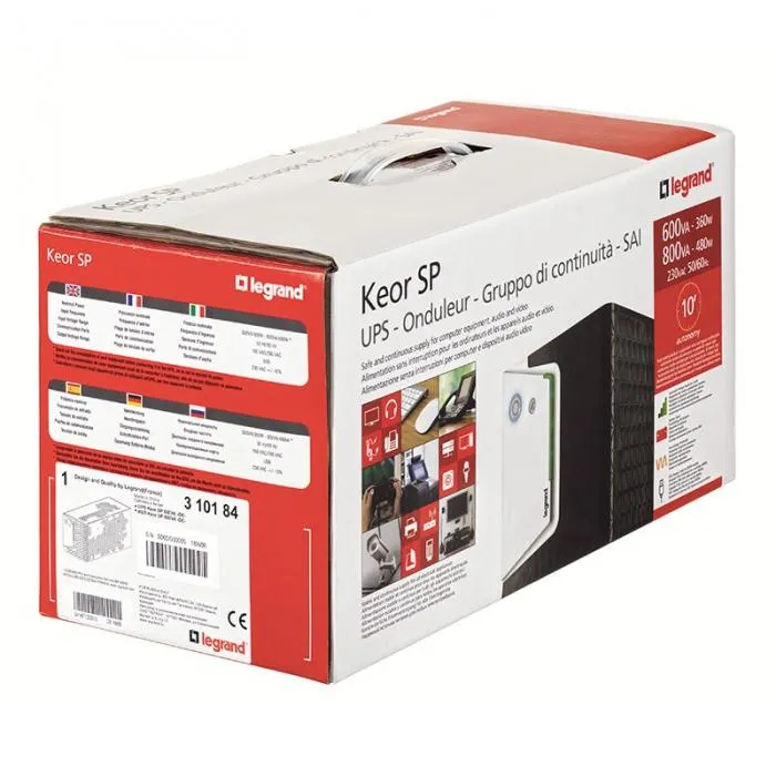 UPS Legrand Keor SP 1000VA cu management și display