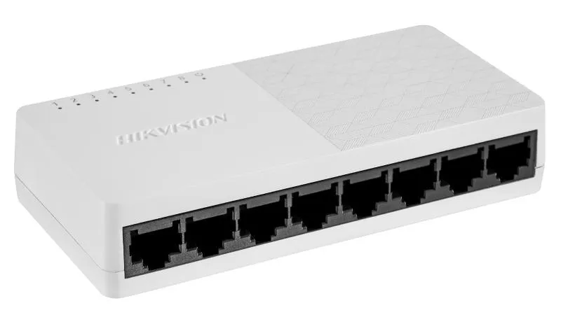 Switch de rețea Hikvision 8 porturi Gigabit unmanaged DS-3E0508D-O