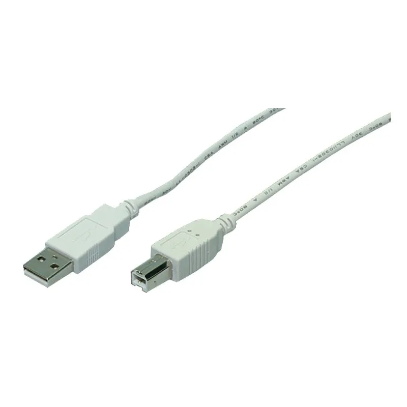 Cablu USB Logilink pentru imprimantă, 2m, culoare gri