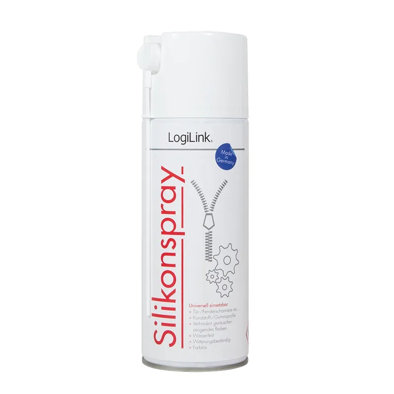 Spray curatare silicon Logilink 400ml pentru balamale usi