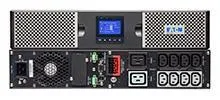 UPS Eaton 9PX 3000W online negru cu display LCD și 8 ieșiri IEC