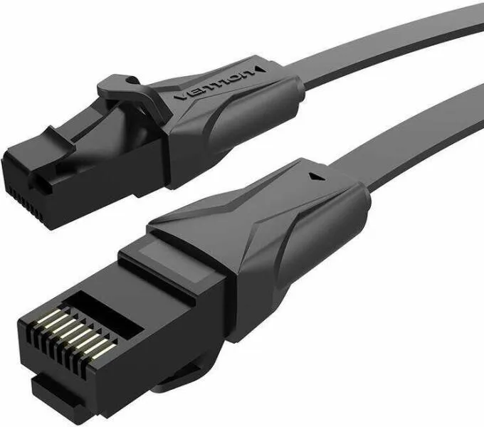 Cablu de rețea UTP Cat. 5e Vention 10m cu conectori RJ-45 negru