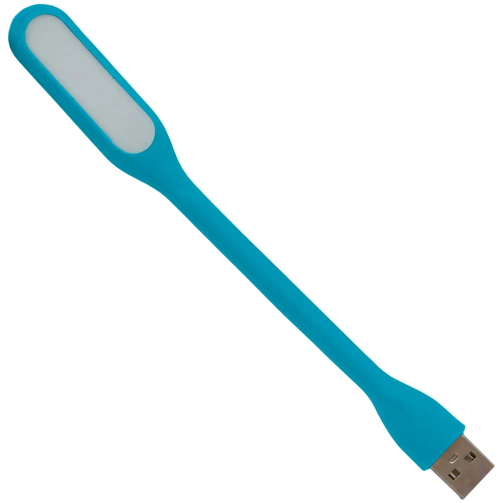Lampă LED USB albastră SPACER pentru notebook și birou