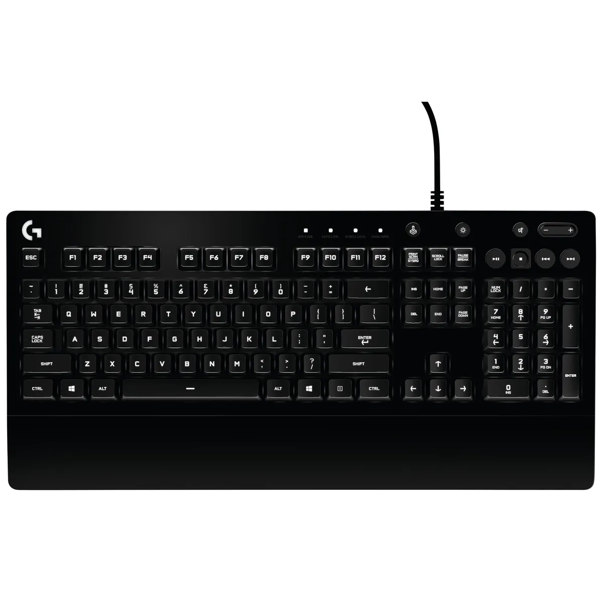 Tastatura gaming Logitech G213 Prodigy neagră cu iluminare RGB