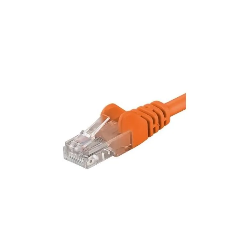 Patchcord UTP Cat.5e 2 metri portocaliu cu conectori RJ45