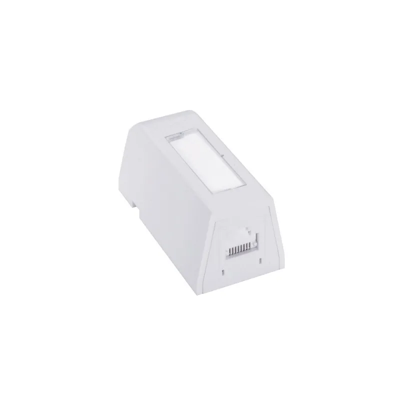 Priza RJ45 aplicată albă Molex Synergy Wallplate DG+ pentru rețea Cat 5e