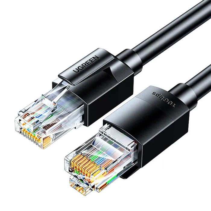 Cablu Patch Cord UTP Cat6A Ugreen negru 0.5 metri shielded