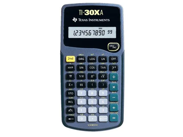 Calculator științific Texas Instruments TI-30XA cu 10 digiti