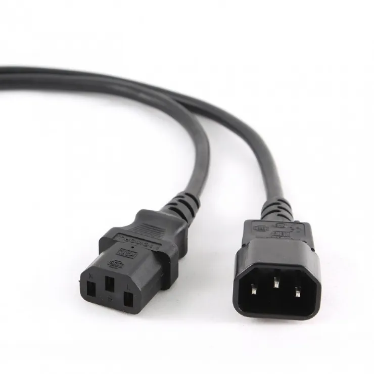 Cablu alimentare Gembird 1.8m negru cu conectori C13-C14