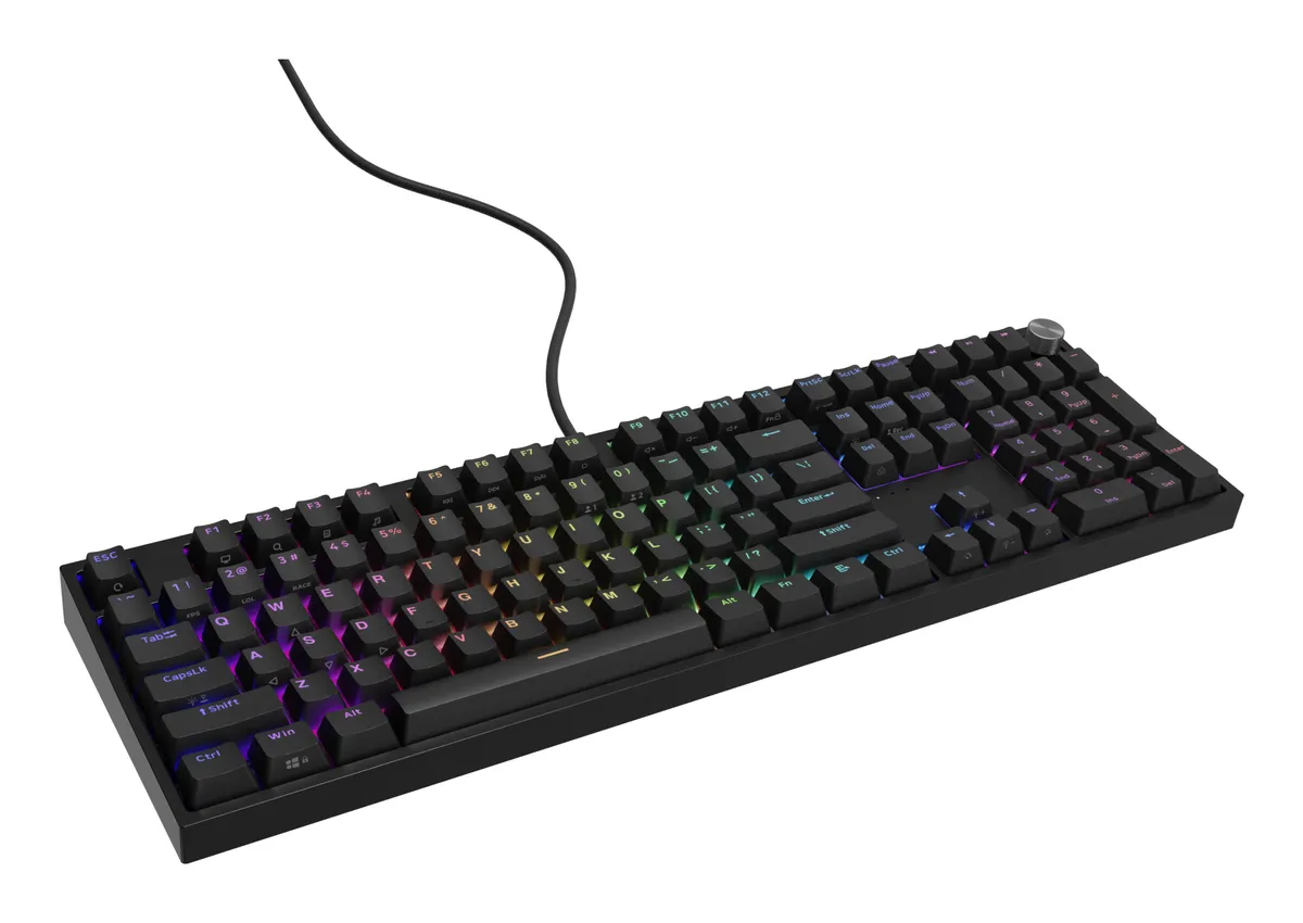 Tastatură mecanică Genesis Thor 404 P negru de sus