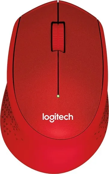 Mouse wireless Logitech M330 Silent roșu cu receptor USB