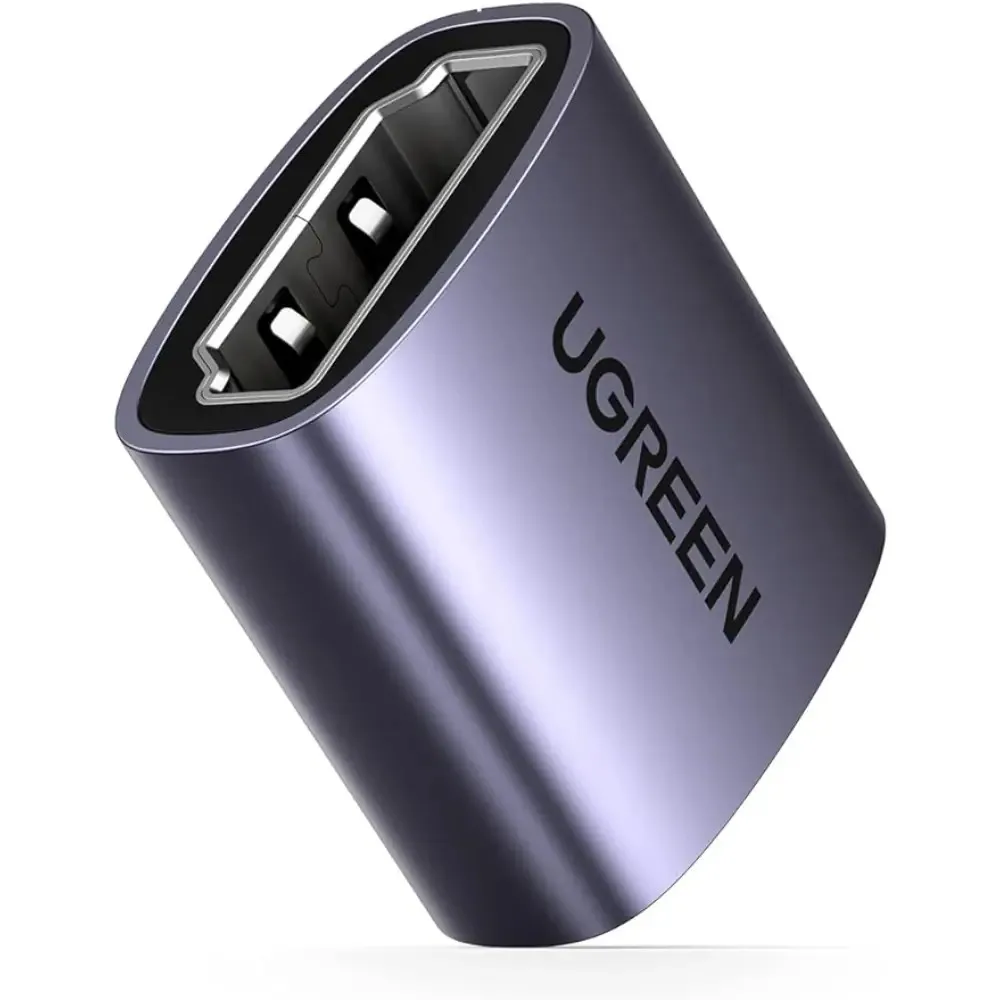 Adaptor HDMI Ugreen HD159 extender cuplă mascul-mascul gri