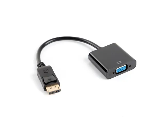 Cablu adaptor DisplayPort-VGA Lanberg AD-0002 negru