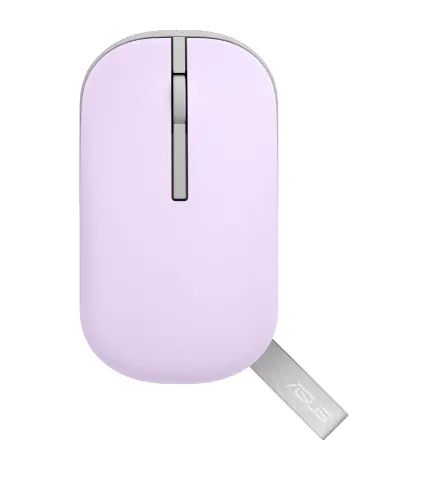 Mouse wireless Asus MD100 negru cu conectivitate Bluetooth și 2.4GHz
