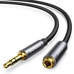 Cablu audio stereo 3.5mm Ugreen AV118 cu conectori auriti, 5m