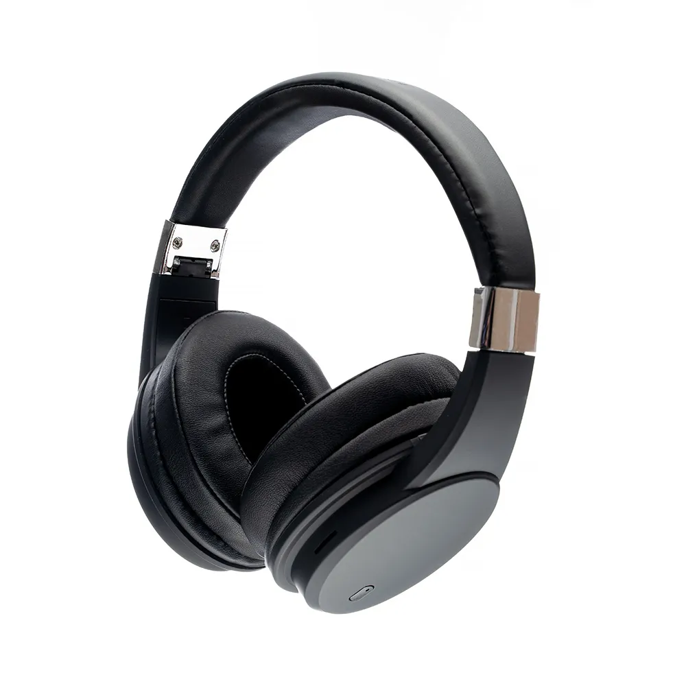 Căști Spacer wireless Bluetooth 5.0 negru pliabile