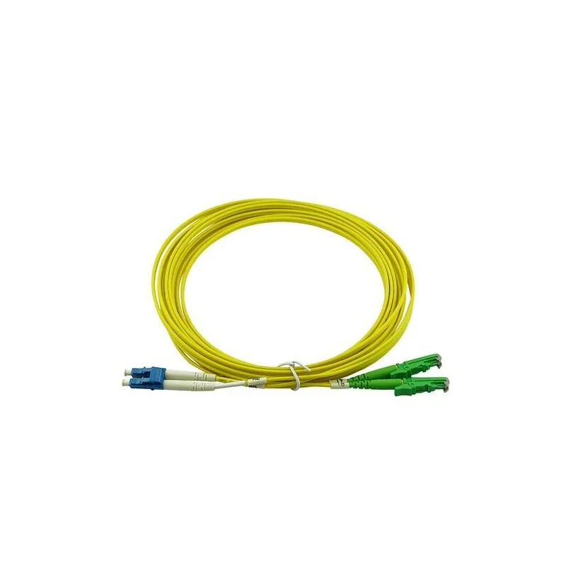 Patchcord fibră optică E2000/APC-LC/PC 10m manta LSZH
