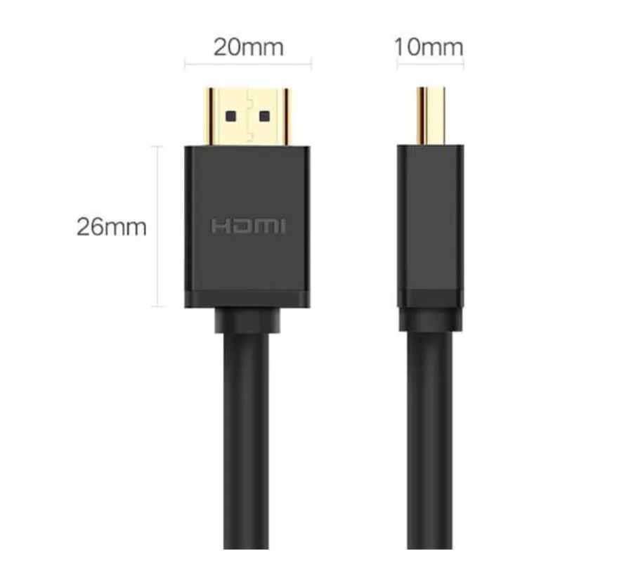 Cablu HDMI Ugreen HD140 negru 2m cu suport 8K UHD 60Hz