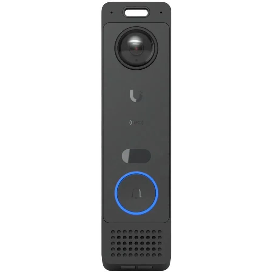 Ubiquiti UVC-G6-Entry All-weather, PoE+ Doorbell with enhanced AI detections, two-way audio, a secondary package camera, and integrated Access Reader capabilities "UVC-G6-ENTRY" (timbru verde 0.8 lei)