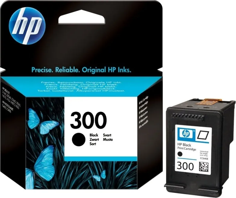 Cartus cerneală HP 300 negru original CC640EE