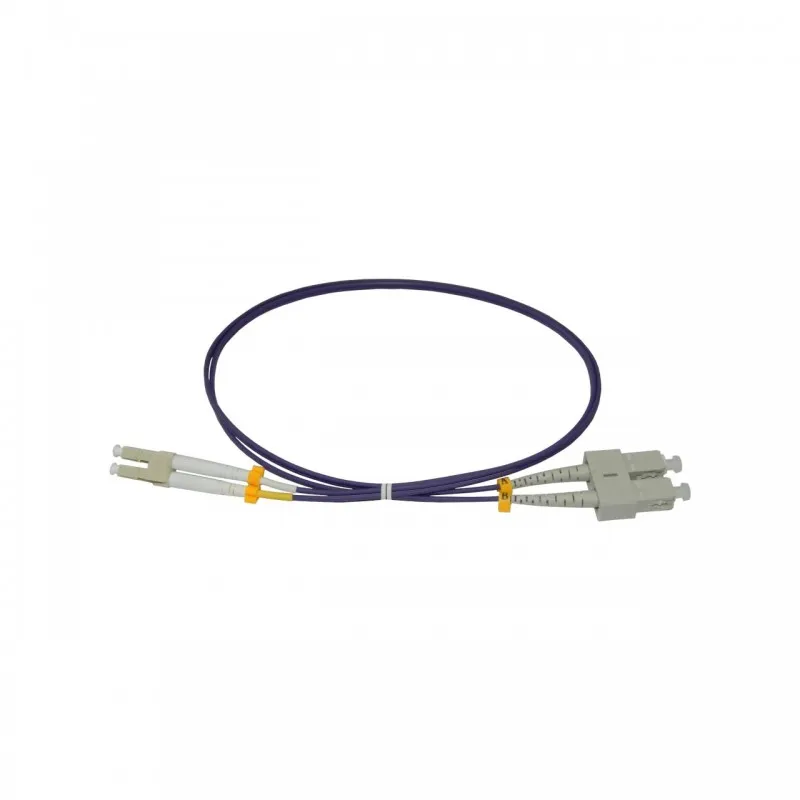 Patchcord fibră optică SC/LC OM4 5 metri manta LSZH