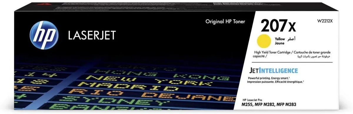 Toner HP 207X galben original pentru imprimanta Color LaserJet Pro
