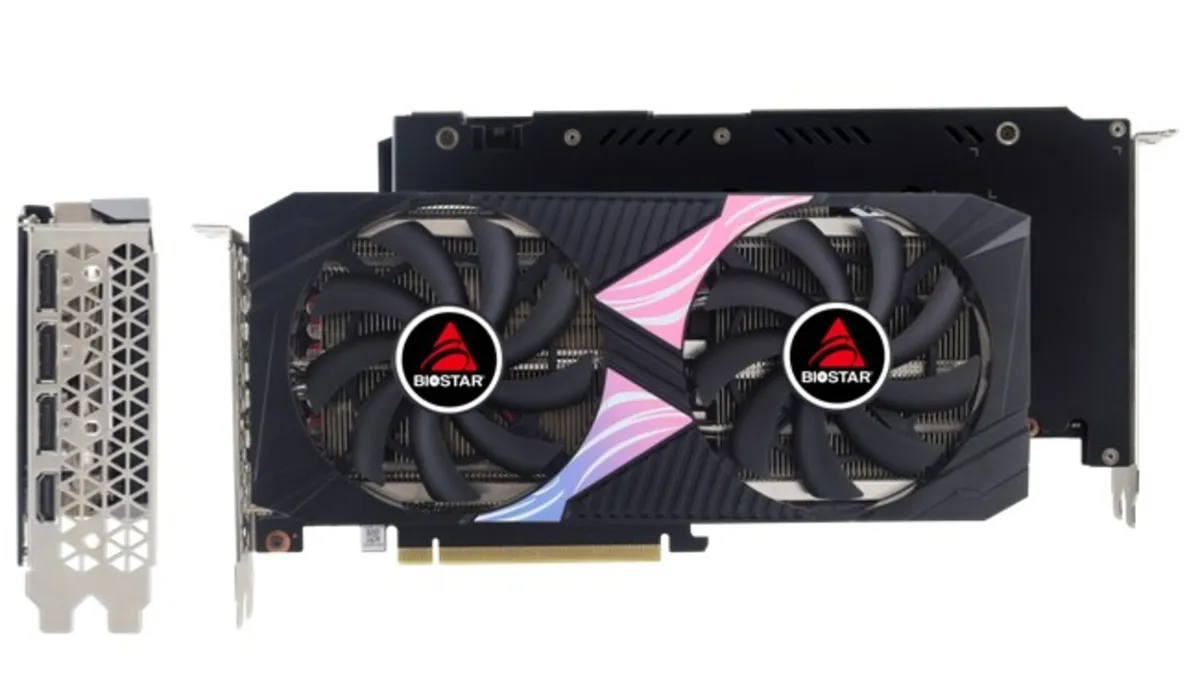 Placa video Biostar GeForce RTX 3060 12GB cu 2 ventilatoare racire activa