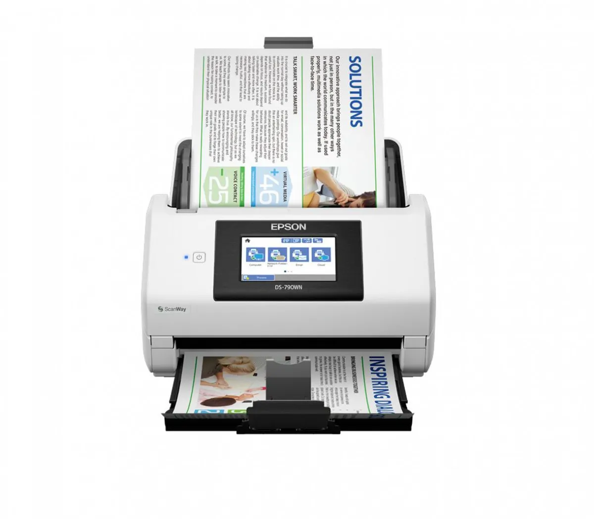 Scanner portabil Epson DS-790WN color cu conectivitate WiFi și USB