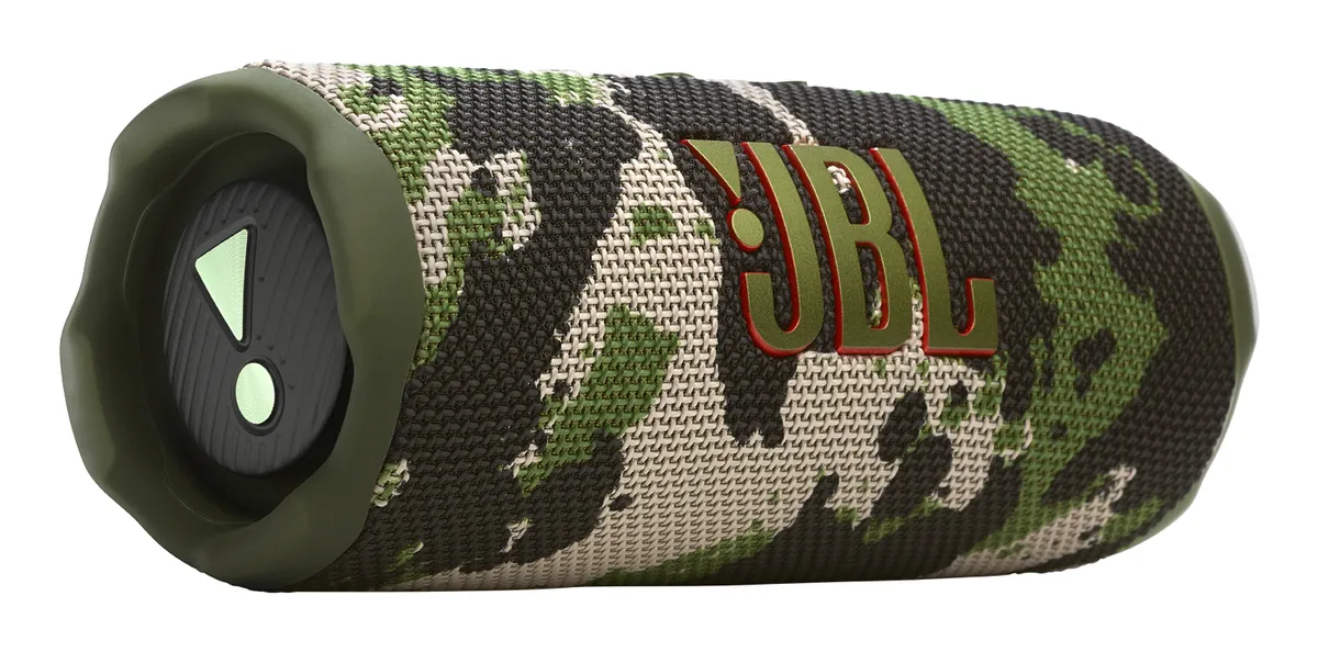 Boxă Bluetooth portabilă JBL Flip 7 Squad negru cu mânere