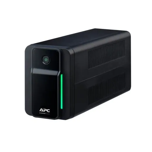 UPS APC Back-UPS 500VA negru cu prize și butoane de control