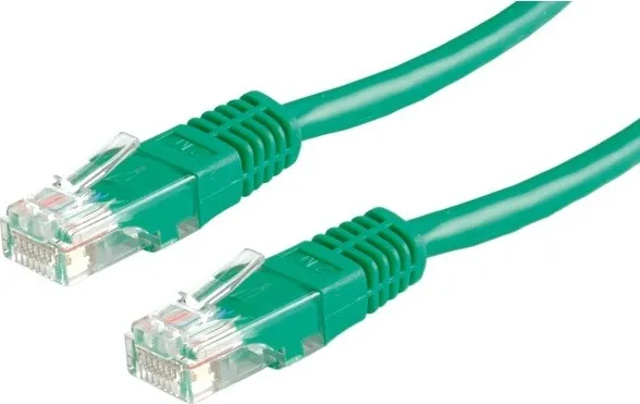 Cablu rețea UTP Cat5e Gembird 5m verde cu conectori RJ45