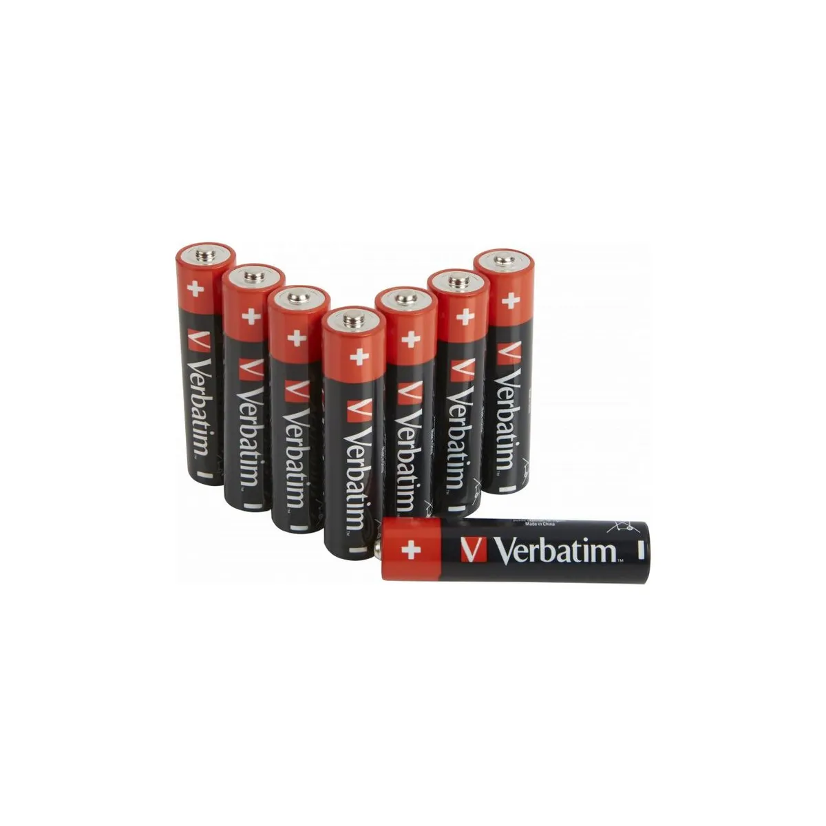 Pachet 8 baterii AAA alcaline Verbatim pentru dispozitive portabile