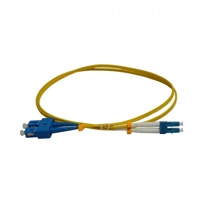 Patchcord fibră optică SC/LC duplex 5m manta LSZH