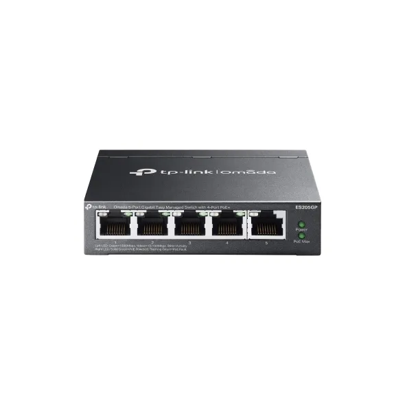 Switch TP-Link Omada ES205GP 5 porturi Gigabit cu POE+