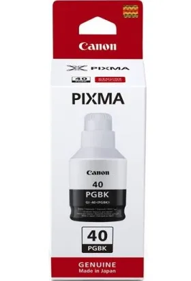 Cartus cerneala original Canon GI-40K negru cu timbru verde