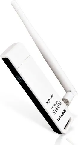Adaptor rețea wireless TP-Link TL-WN722N cu antena detașabilă
