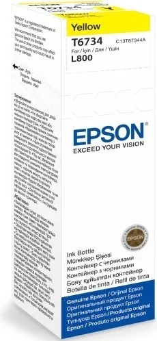 Cartus cerneala original Epson Yellow T6734 pentru Epson L800