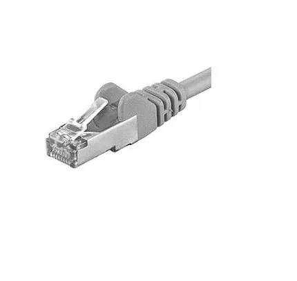 Patchcord SFTP Cat.6A gri 3m cu conectori RJ45 auriți