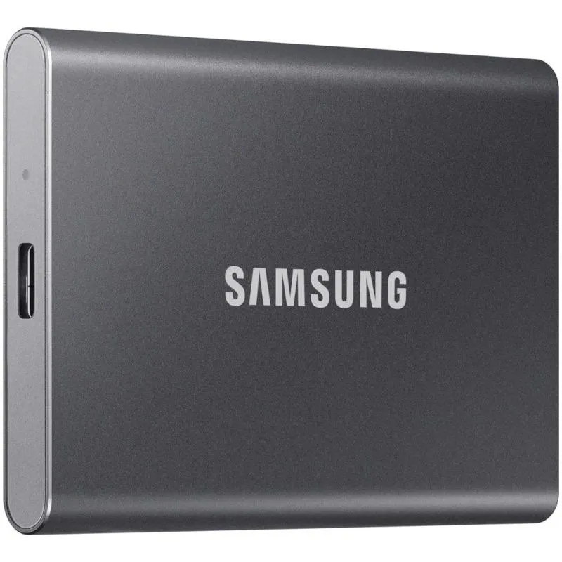 SSD extern Samsung T7 1TB gri, dispozitiv de stocare portabil